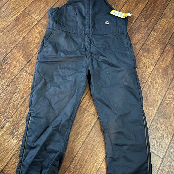 Men's Navy Blue Bib Overalls NWT 2X - Picture 2 of 8